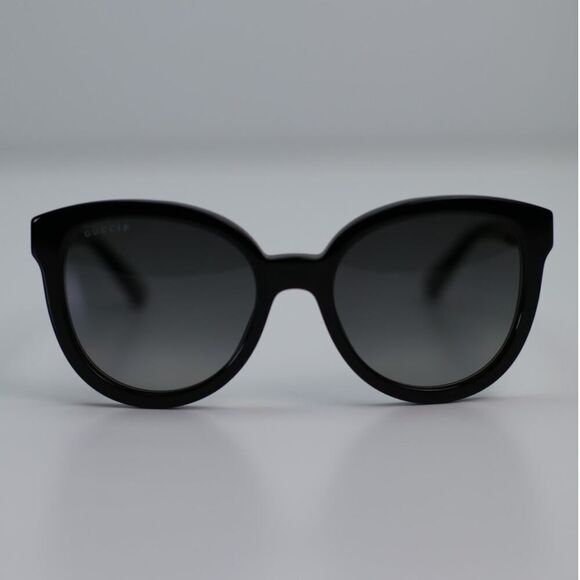 NEW Gucci Sunglasses GG1315S 002 Shiny Black/Grey Polarized Women Authentic main image 6